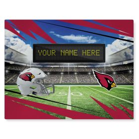 [Personalization Only] Official NFL Cardinals - 62" x 84" Personalized Washable Rug