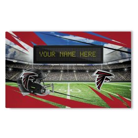 [Personalization Only] Official NFL Falcons - 36" x 62" Personalized Washable Rug