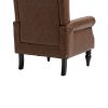 COOLMORE Wood Frame Armchair, Modern Accent Chair Lounge Chair for Living Room