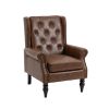 COOLMORE Wood Frame Armchair, Modern Accent Chair Lounge Chair for Living Room