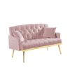 PINK 2 SEATER SOFA