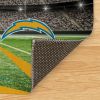 [Personalization Only] Official NFL Chargers - 36" x 62" Personalized Washable Rug