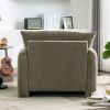 Modern Style Chenille Oversized Armchair Accent Chair Single Sofa Lounge Chair 38.6'' W for Living Room, Bedroom, Green