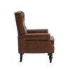 COOLMORE Wood Frame Armchair, Modern Accent Chair Lounge Chair for Living Room