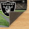 [Personalization Only] Official NFL Raiders - 36" x 62" Personalized Washable Rug