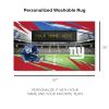 [Personalization Only] Official NFL Giants - 36" x 62" Personalized Washable Rug