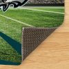 [Personalization Only] Official NFL Eagles - 62" x 84" Personalized Washable Rug