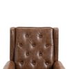 COOLMORE Wood Frame Armchair, Modern Accent Chair Lounge Chair for Living Room