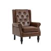 COOLMORE Wood Frame Armchair, Modern Accent Chair Lounge Chair for Living Room